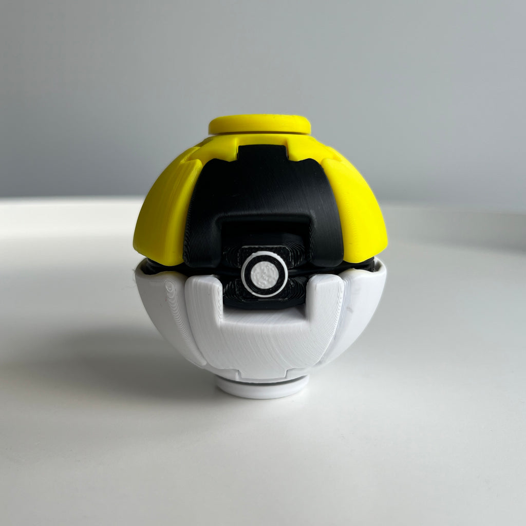 Fidget Spinner Ball - Black & Yellow