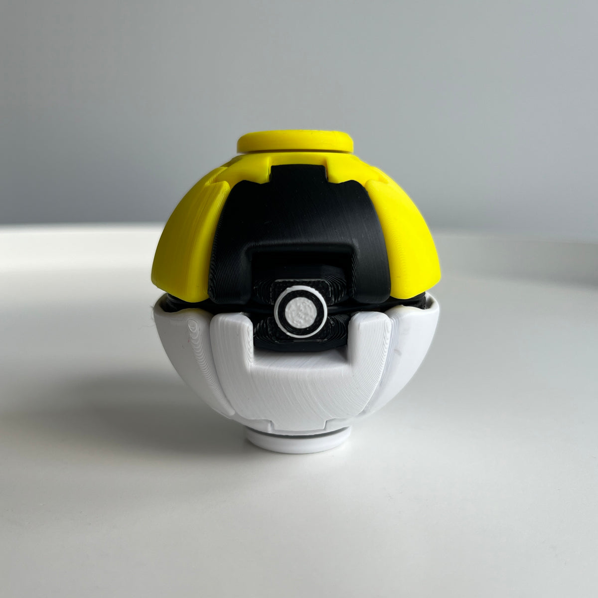 Fidget Spinner Ball - Black & Yellow