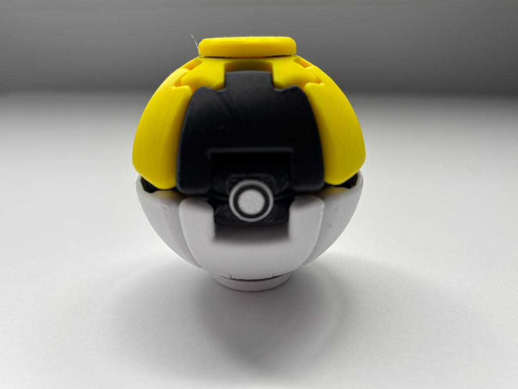 Fidget Spinner Ball - Black & Yellow