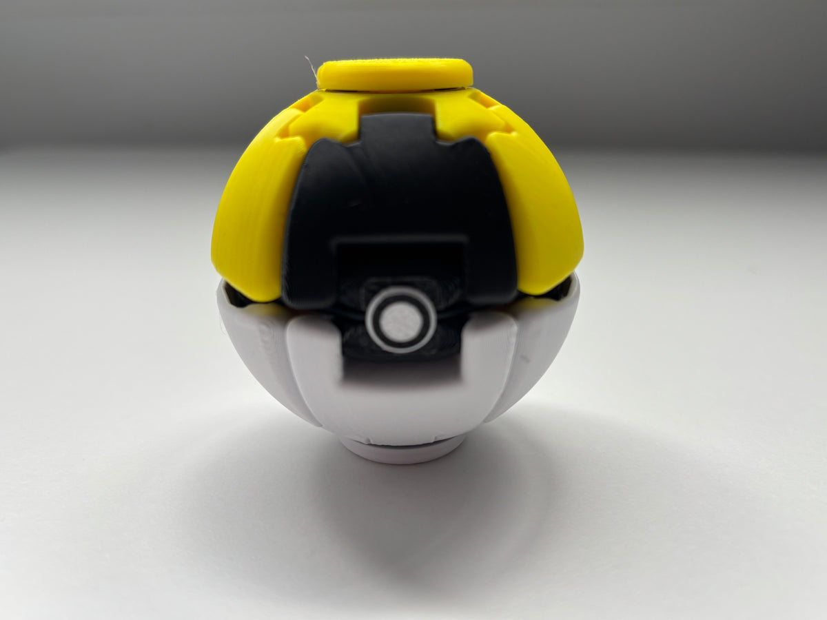 Fidget Spinner Ball - Black & Yellow